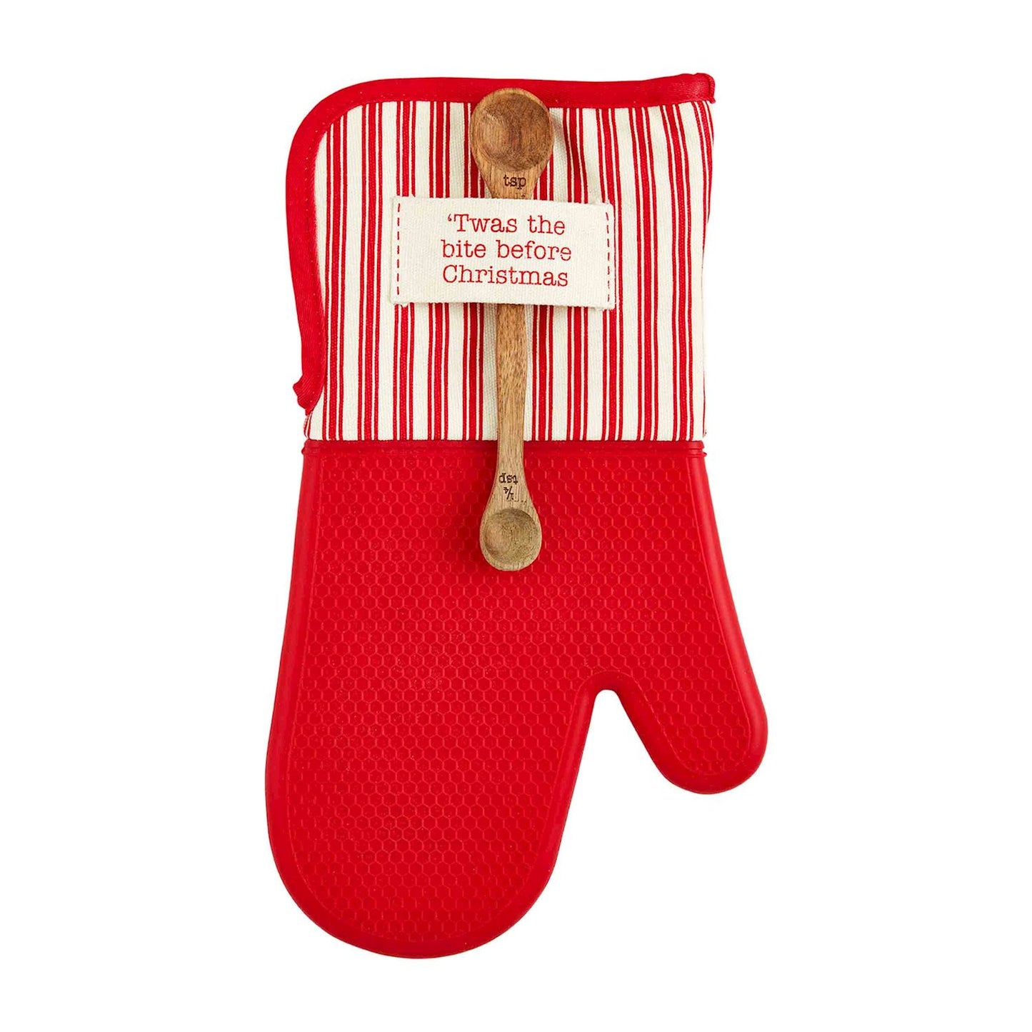 Bite Before Christmas Oven Mitt & Spoon Set