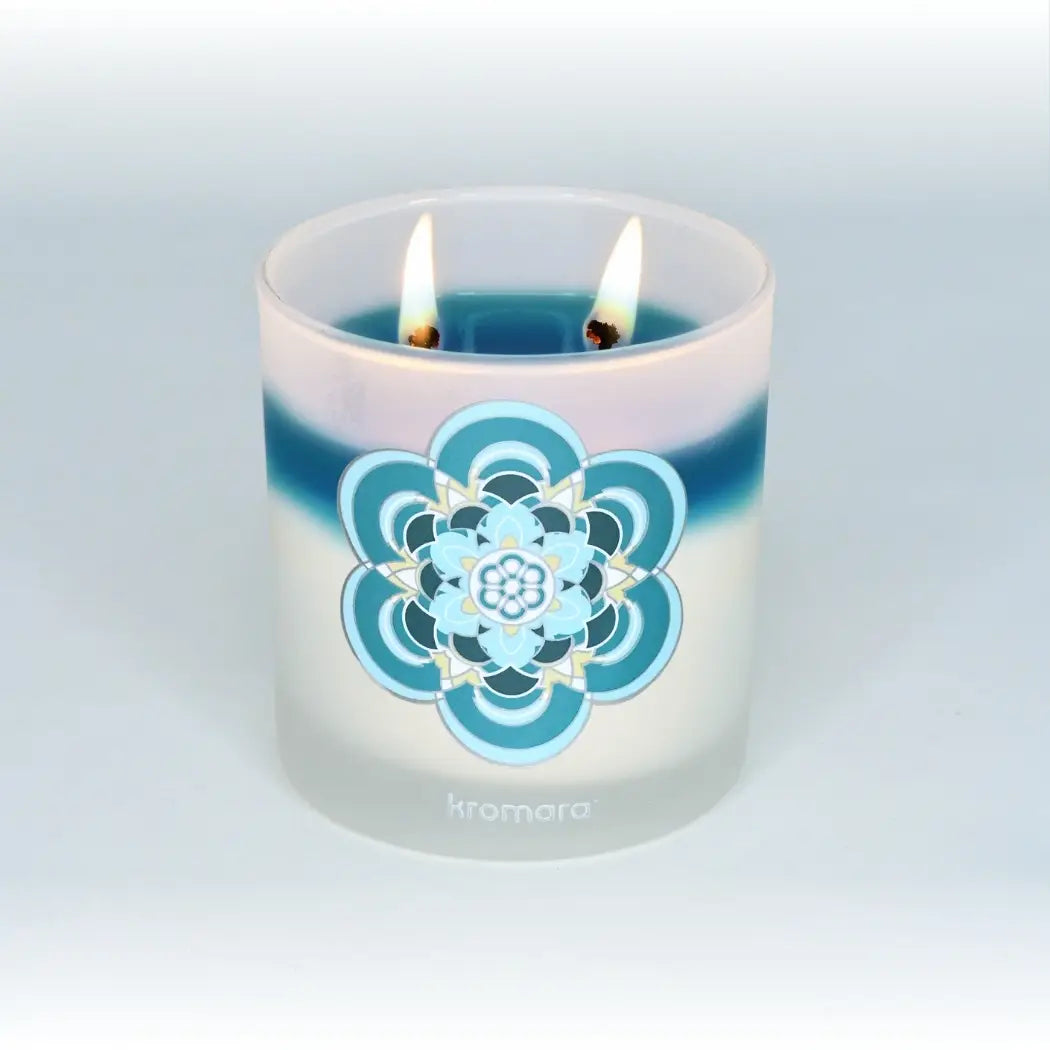 Turquoise Seas - Cream To Teal Candle - Summer Collection