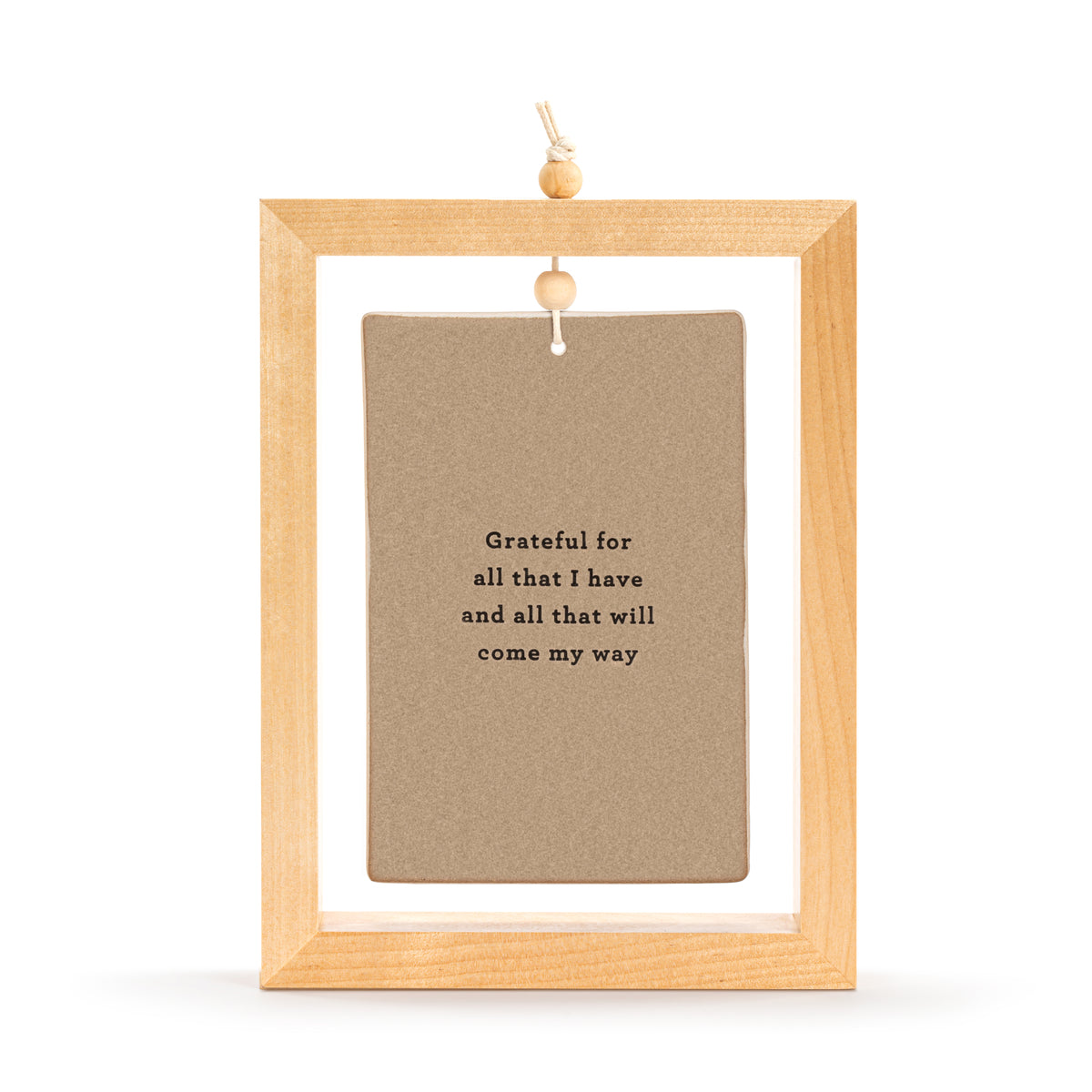 Grateful For All Framed Standing Plaque