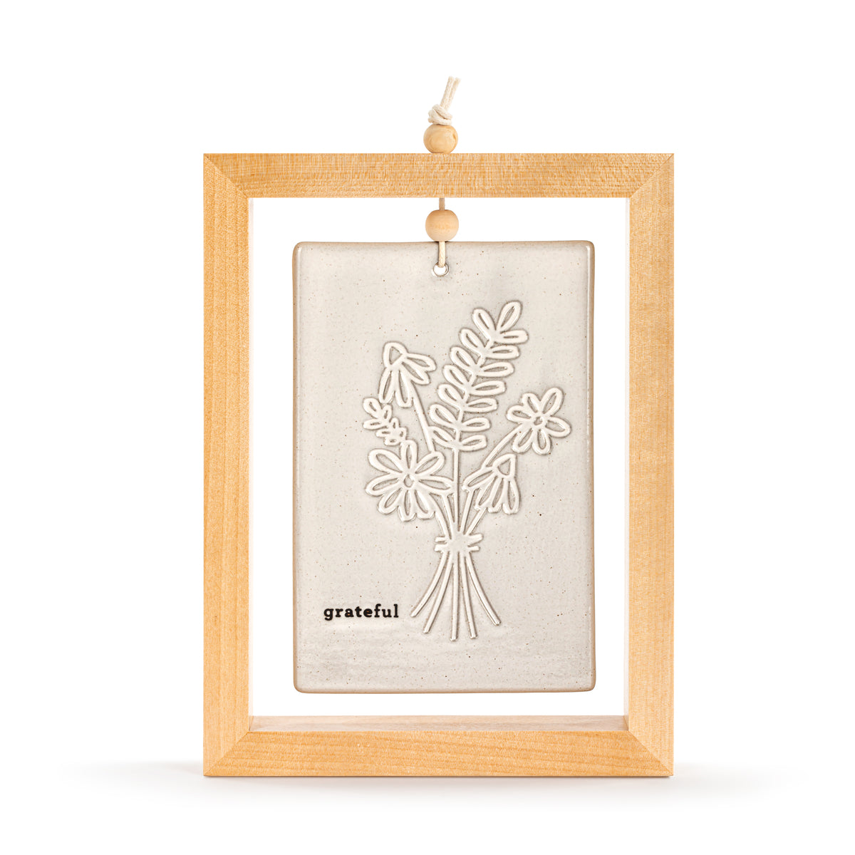 Grateful For All Framed Standing Plaque