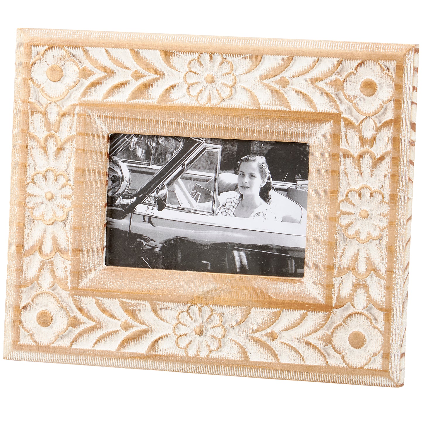 Floral Rosette Photo Frame