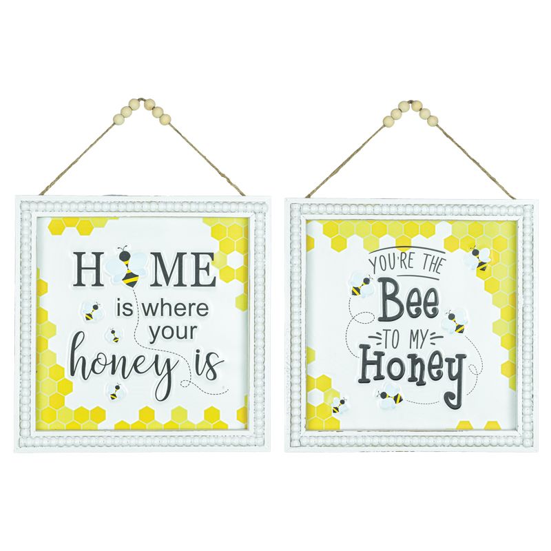 Bee Collection: Hanging Honey Bee Sign