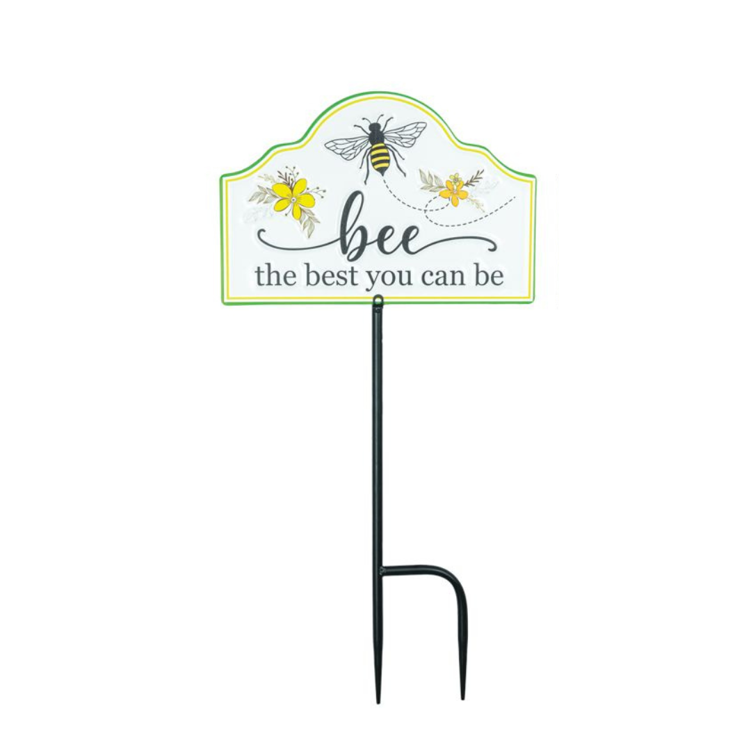 Bee Collection: Metal Stake Sign