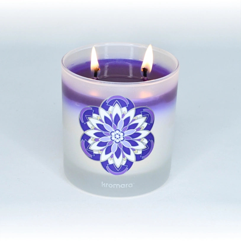 Violet Meadows - Cream To Purple Candle - Summer Collection