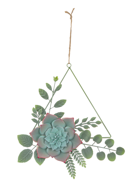 Hanging Layered Succulent Wall Decor