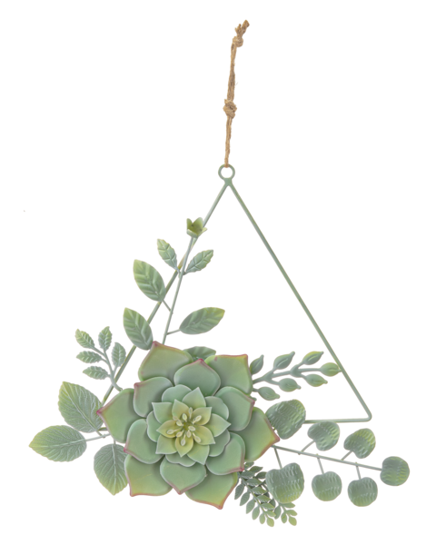 Hanging Layered Succulent Wall Decor