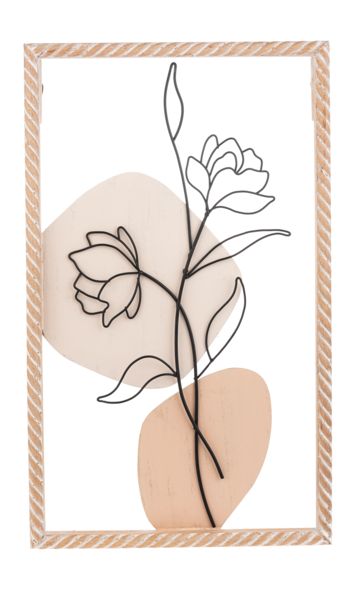 Wirework Mod Flower Wall Decor (set of 3)