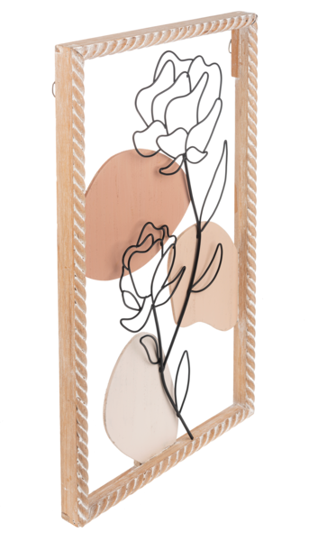 Wirework Mod Flower Wall Decor (set of 3)